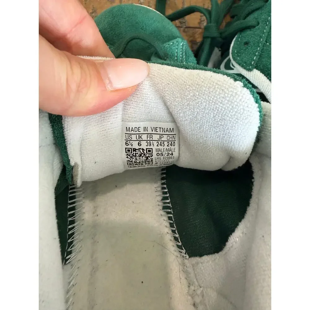 Adidas Campus 00s Dark Green Suede Gum Sneakers H03472 Men’s 6.5 Women’s 7.5